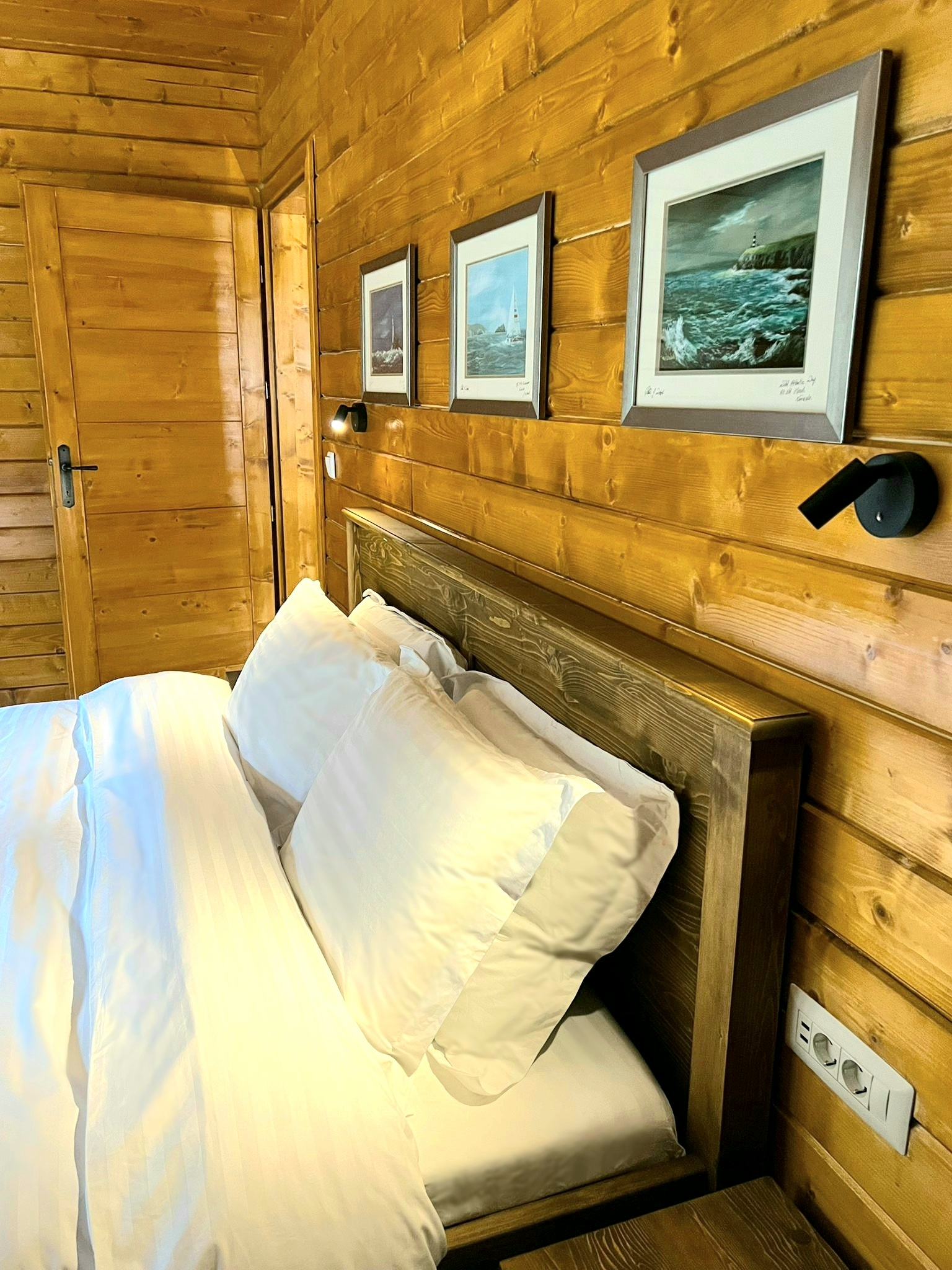 Bedroom inside the Via Aurum house